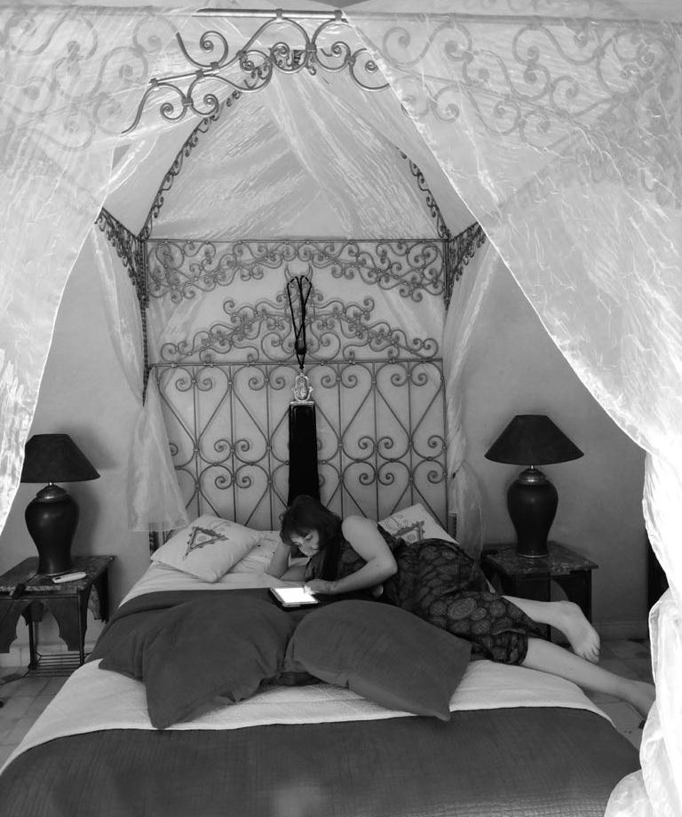 Guest room in the Riad Reves d'Orient, Marrakech